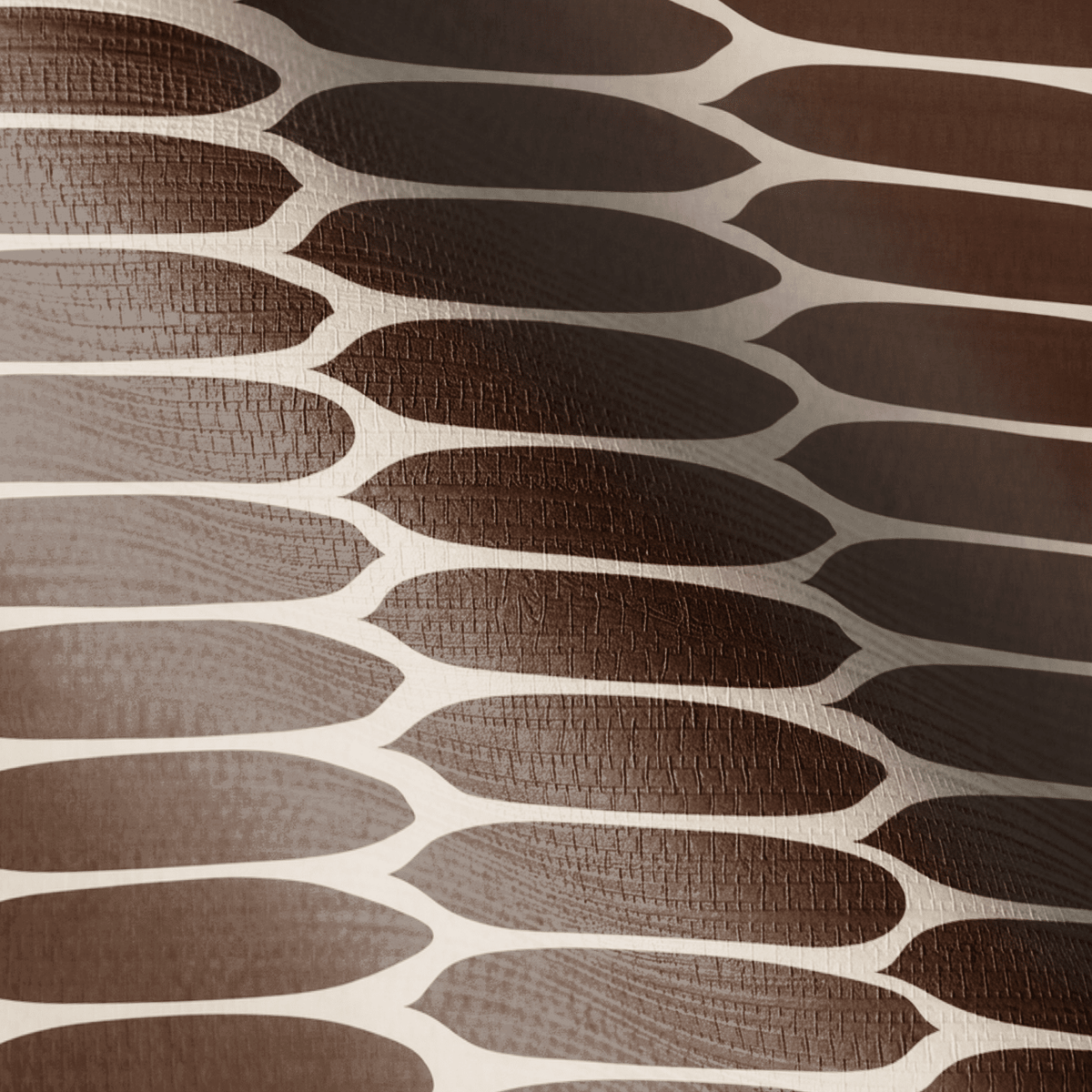 Oval Office - Chocolate Faux Grasscloth Wallpaper - Painted Paper