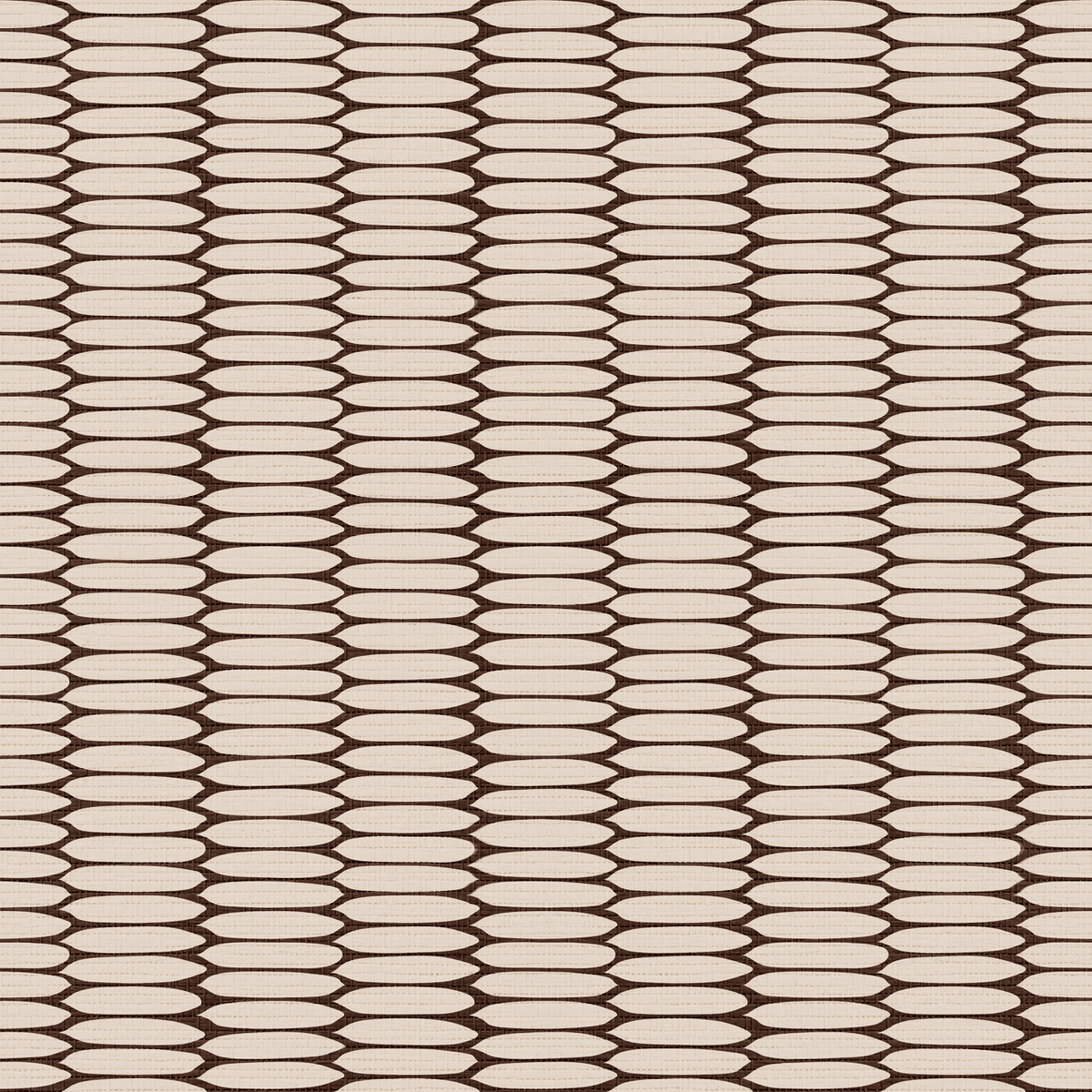 Oval Office - Cream Faux Grasscloth Wallpaper - Painted Paper
