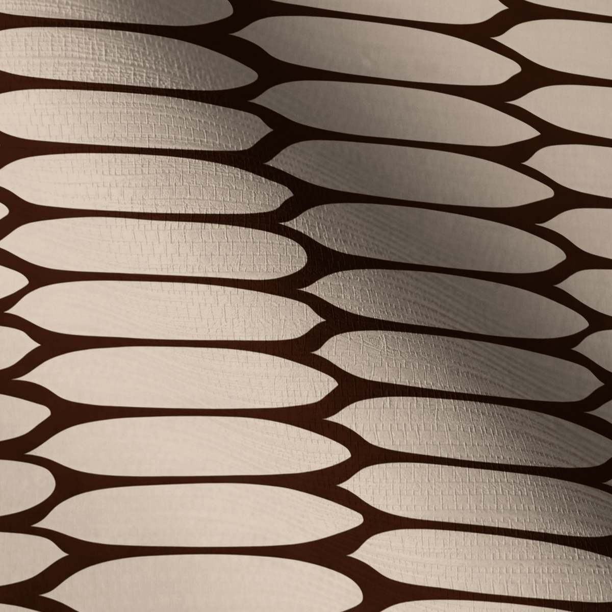 Oval Office - Cream Faux Grasscloth Wallpaper - Painted Paper