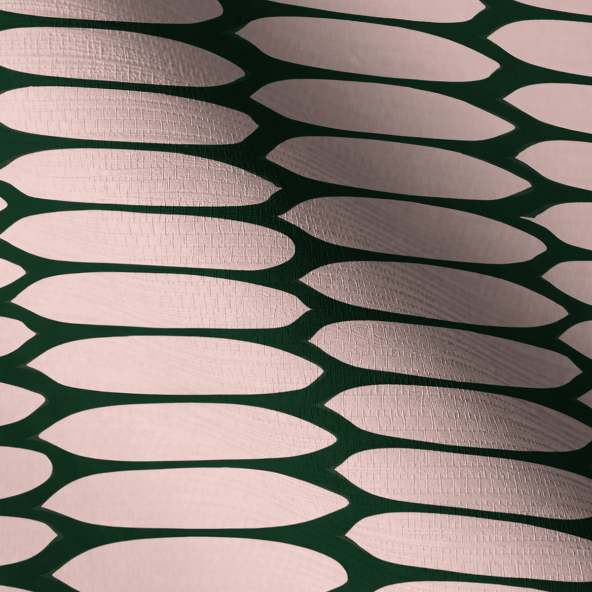 Oval Office - Pink Faux Grasscloth Wallpaper - Painted Paper