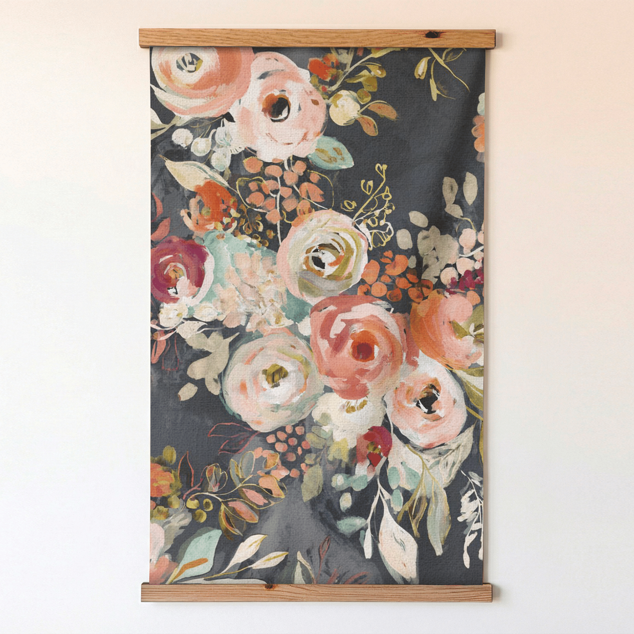 Painted Bouquet - Tapestry - Painted Paper