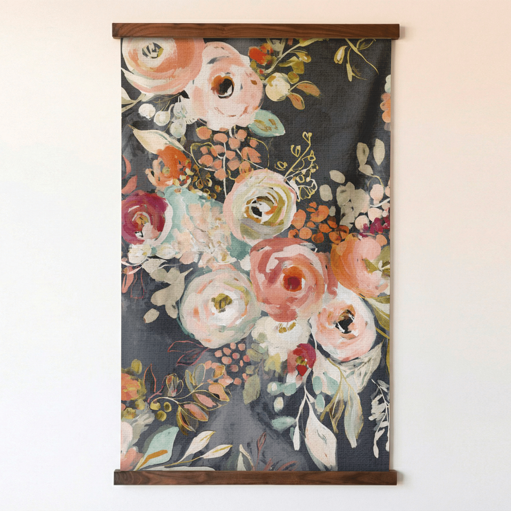 Painted Bouquet - Tapestry - Painted Paper