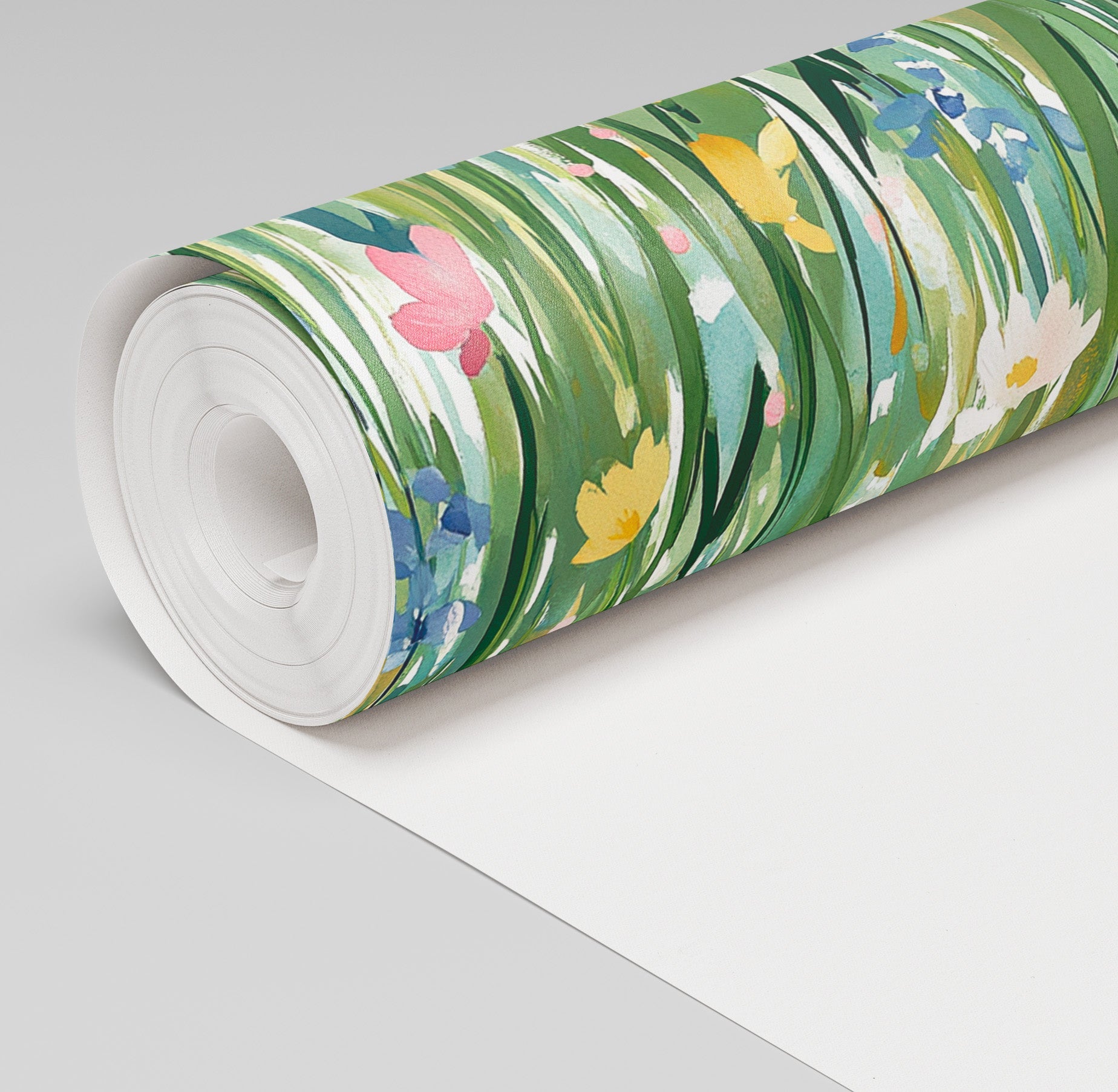 Painter's Meadow Wallpaper - Painted Paper