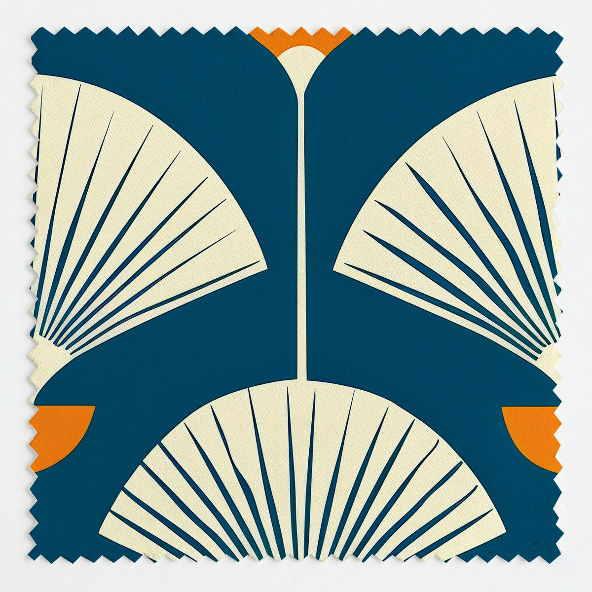 Palm Fanfare - Fabric - Painted Paper