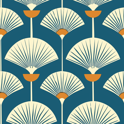 Palm Fanfare Wallpaper - Painted Paper