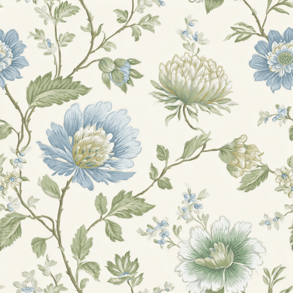 Palmer Florals Wallpaper - Painted Paper