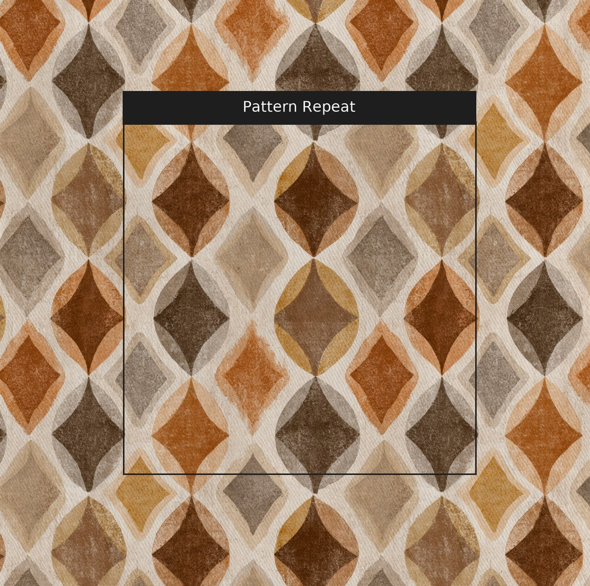 Paragon Lattice - Fabric - Painted Paper