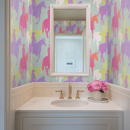 Pasturel Wallpaper - Painted Paper