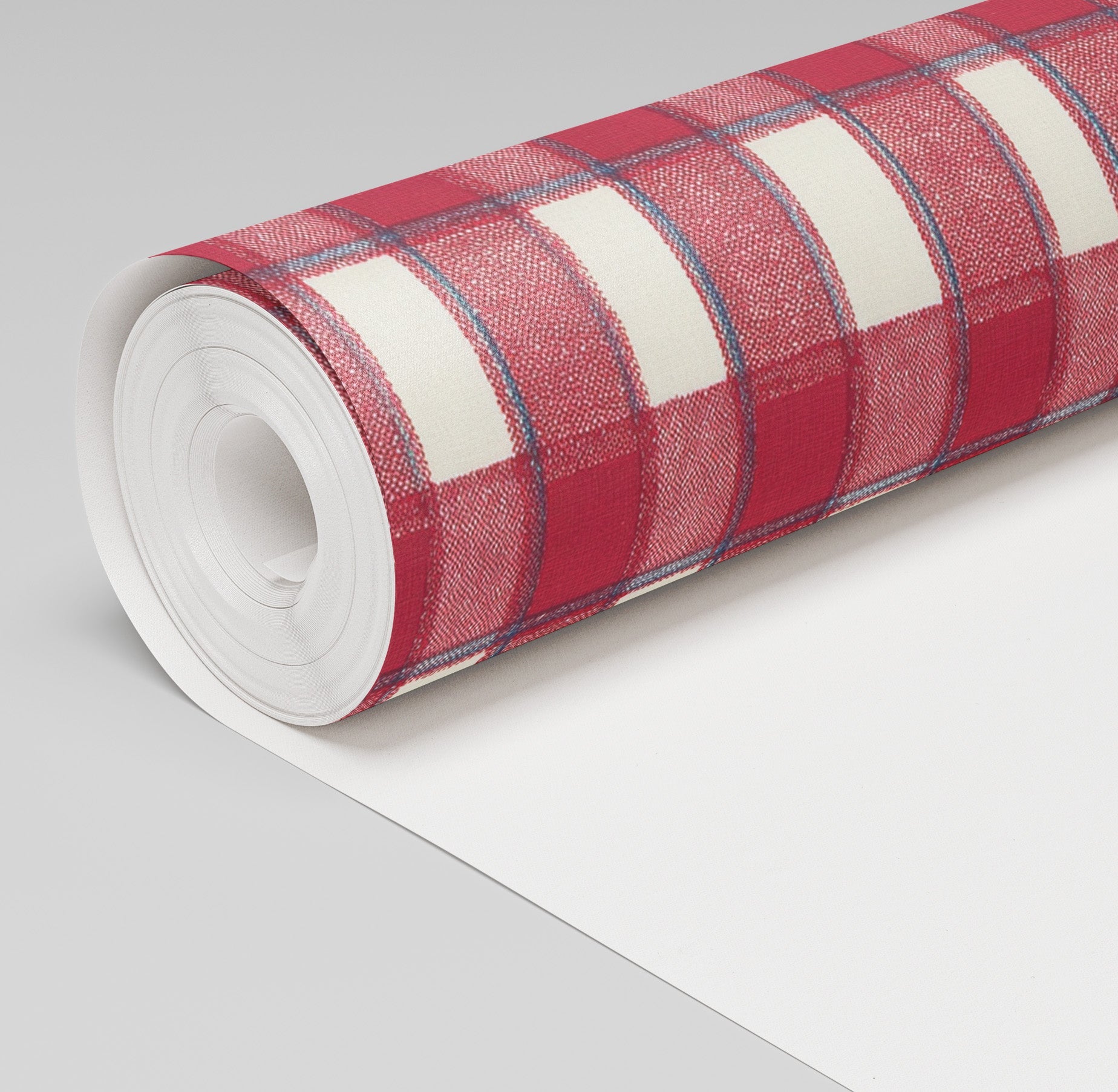 Patchwork Gingham Wallpaper - Painted Paper