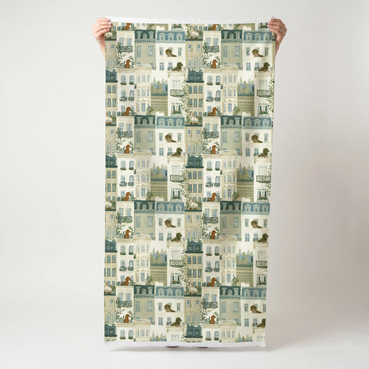 Patio Paws - Fabric - Painted Paper