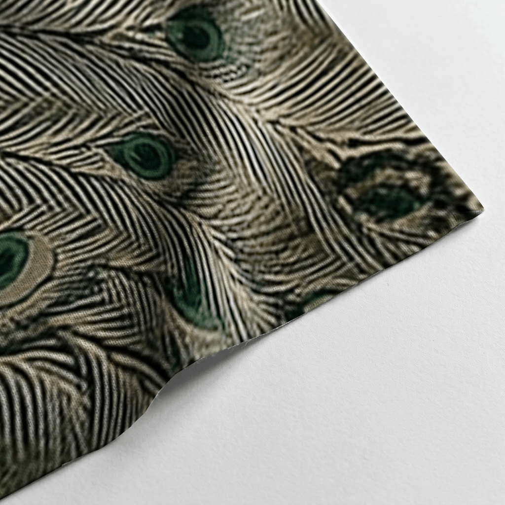 Peacock Feathers - Tapestry - Painted Paper