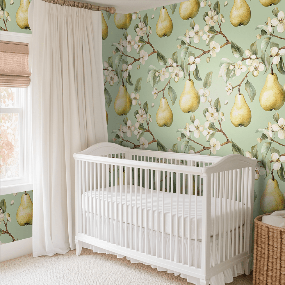 Pear Blossom Wallpaper – Painted Paper