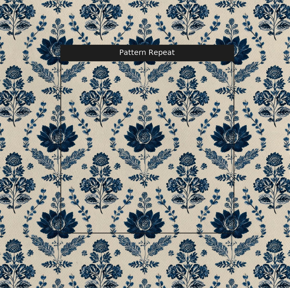 Pembroke Floral - Fabric - Painted Paper