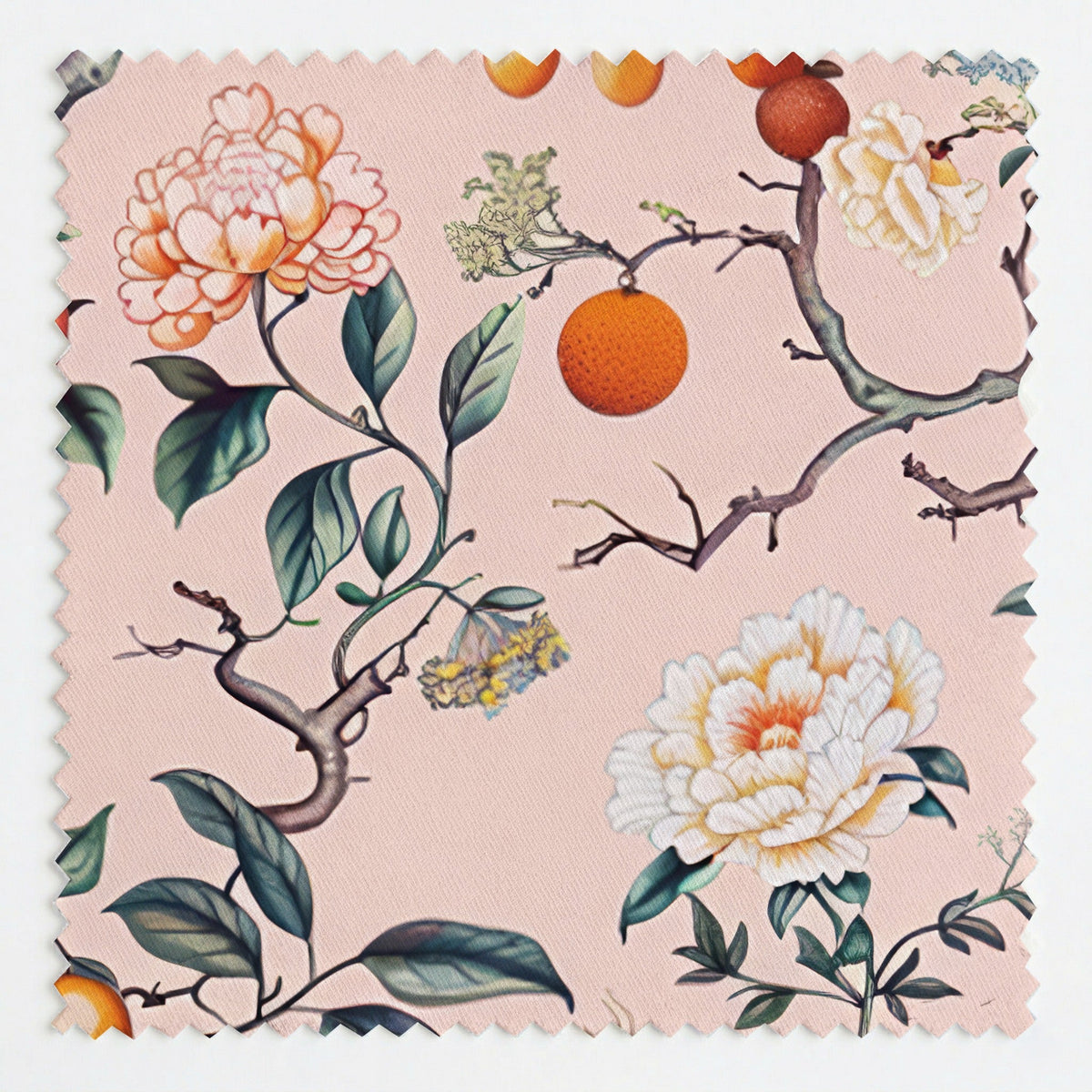 Penelope Floral - Fabric - Painted Paper