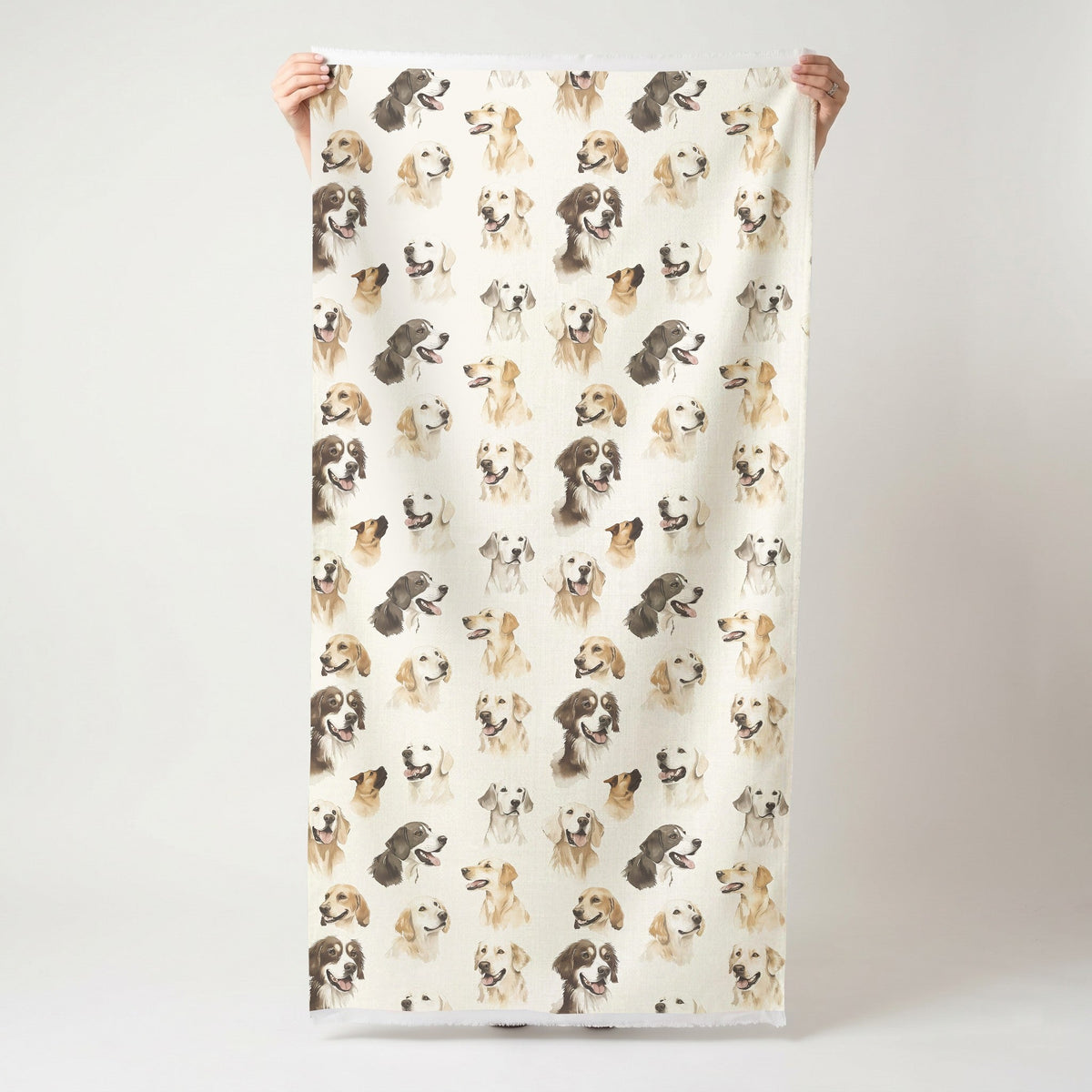 Pet Portraits - Fabric - Painted Paper