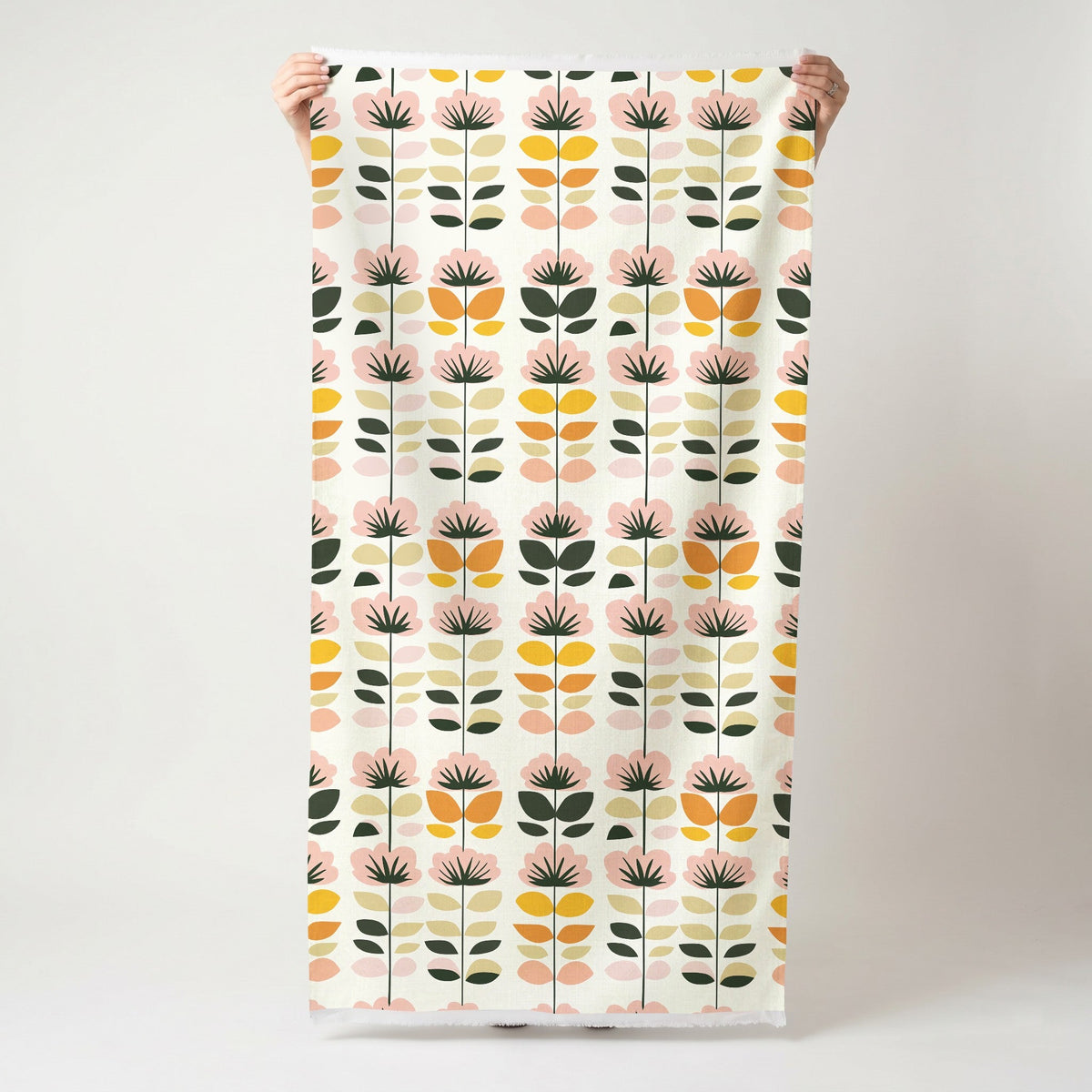 Petal Power - Fabric - Painted Paper