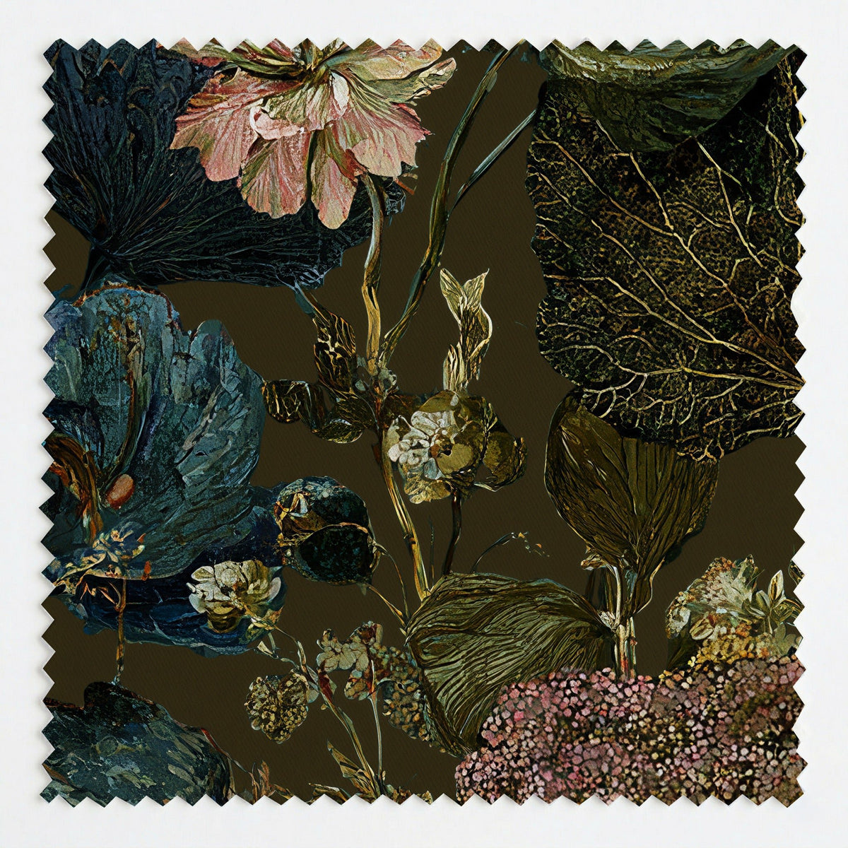 Petalwood - Fabric - Painted Paper