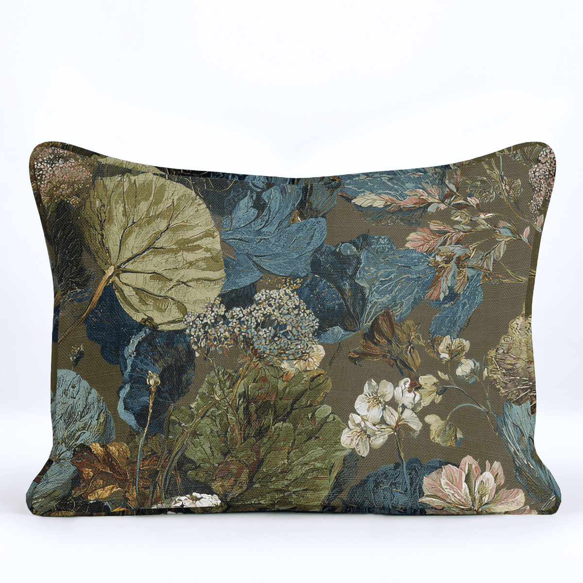 Petalwood Throw Pillow - Painted Paper