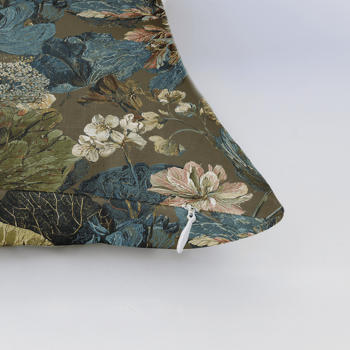 Petalwood Throw Pillow - Painted Paper