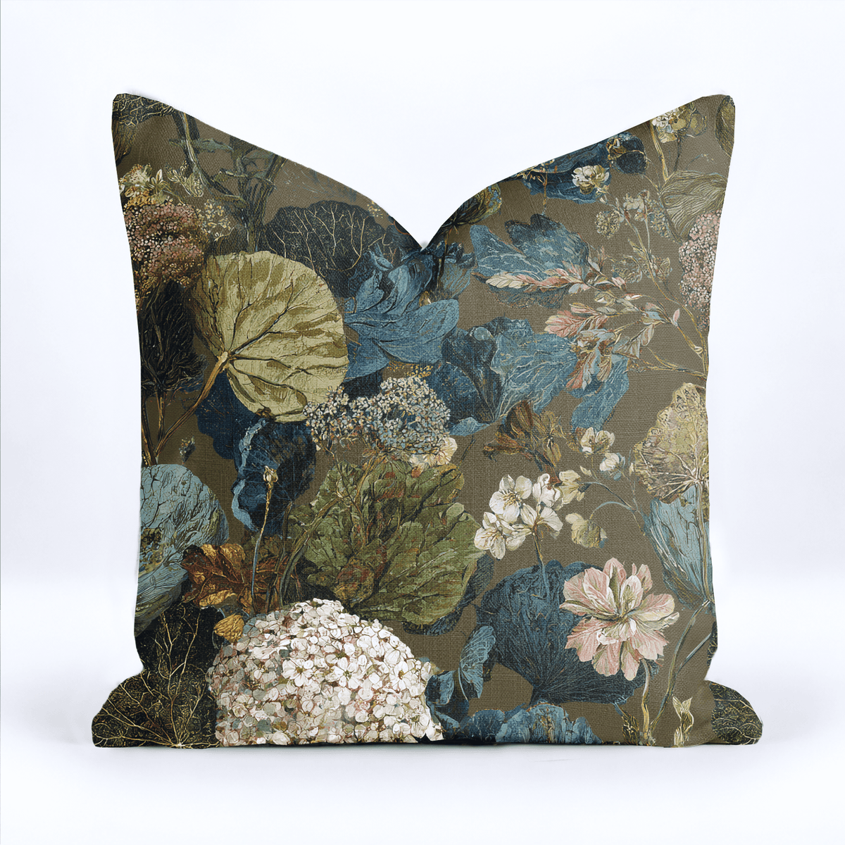 Petalwood Throw Pillow - Painted Paper
