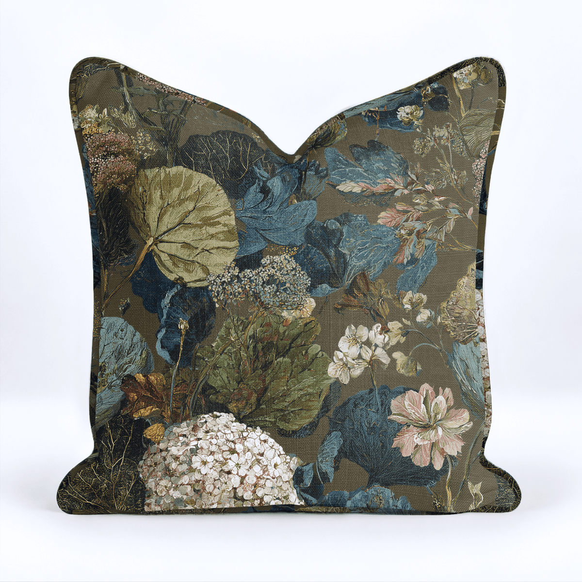 Petalwood Throw Pillow - Painted Paper