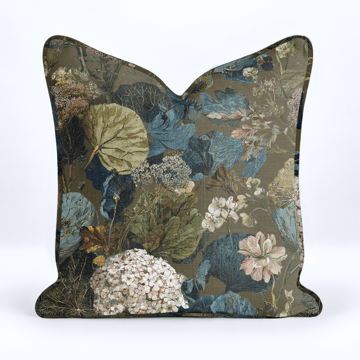Petalwood Throw Pillow - Painted Paper