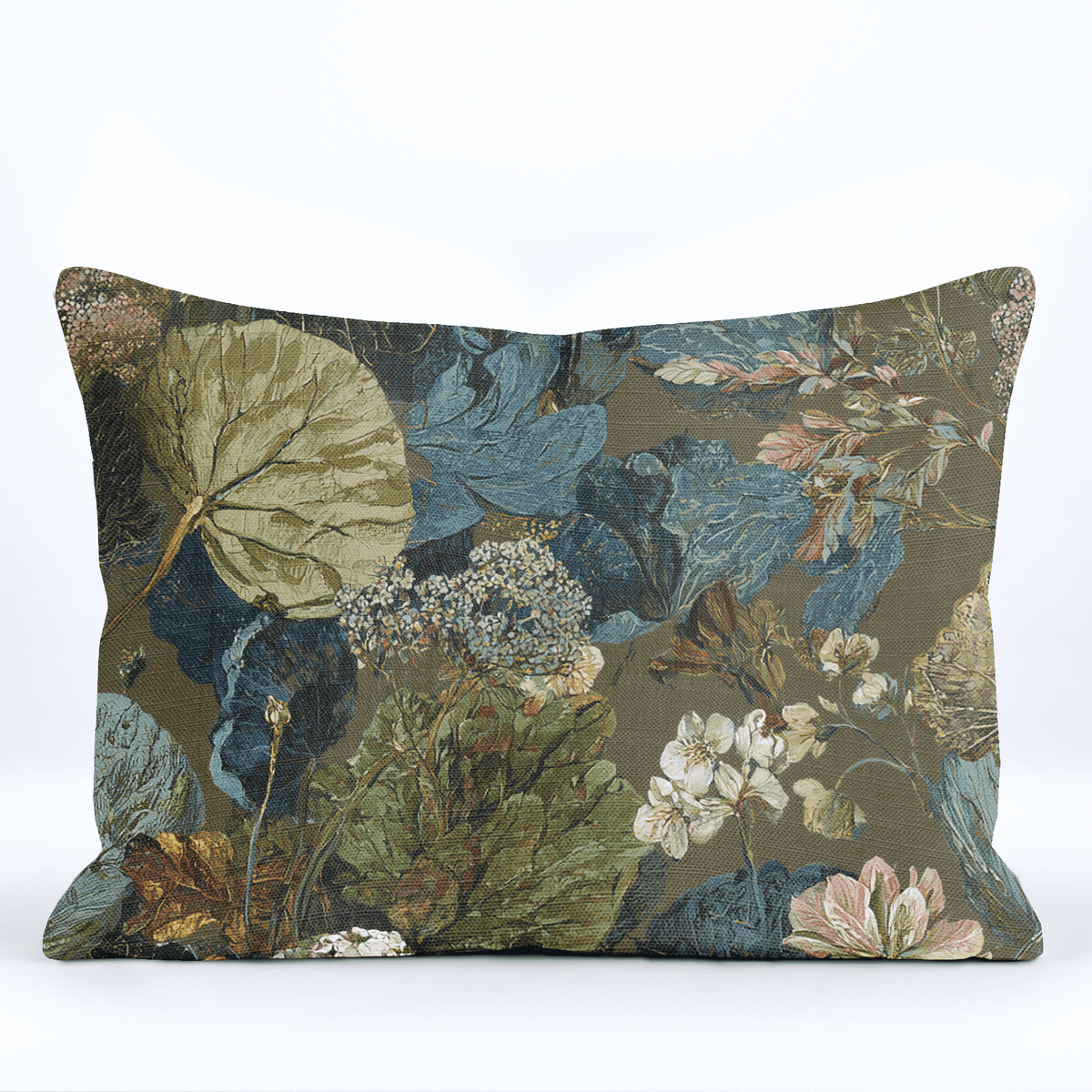 Petalwood Throw Pillow - Painted Paper