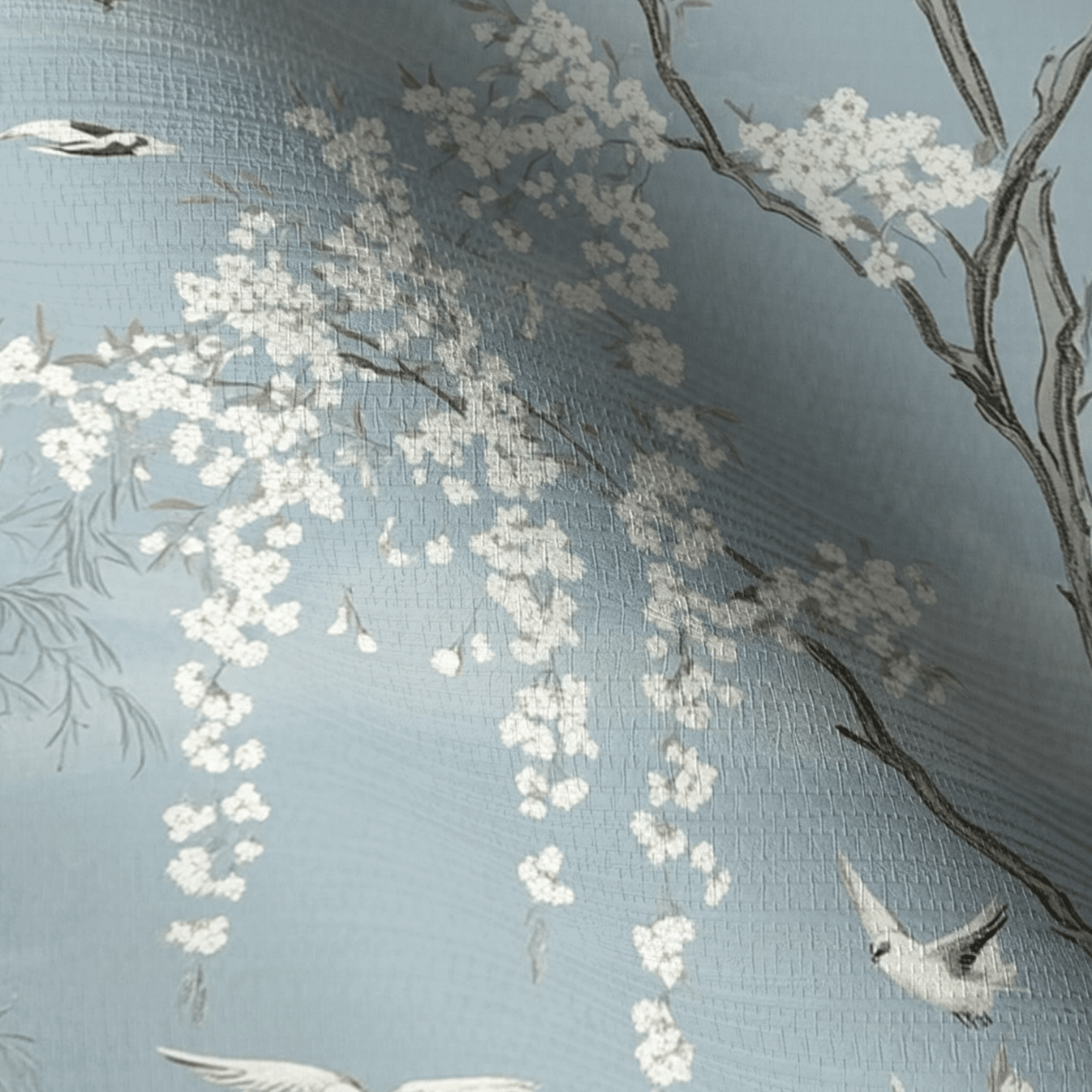 Philomene Faux Grasscloth Wallpaper - Painted Paper