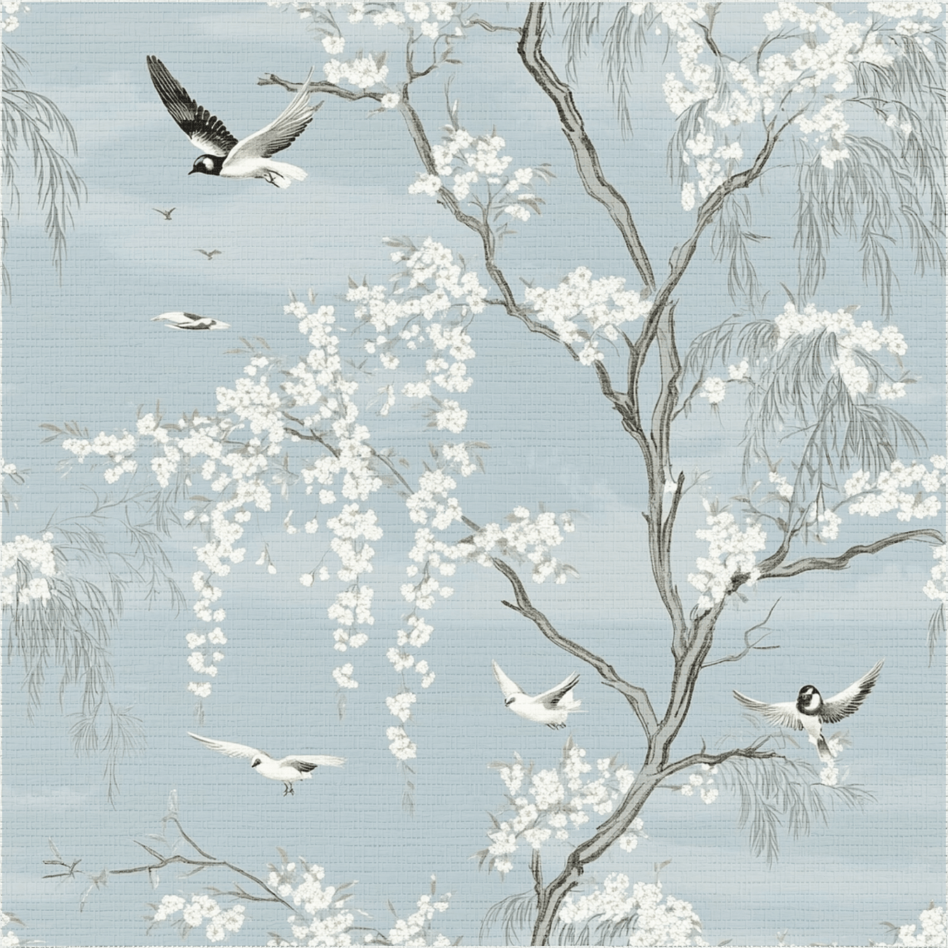 Philomene Faux Grasscloth Wallpaper - Painted Paper