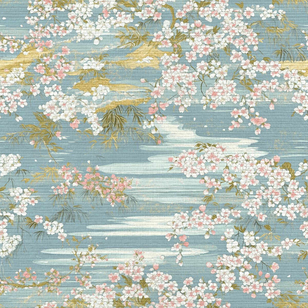Pierce Faux Grasscloth Wallpaper - Painted Paper