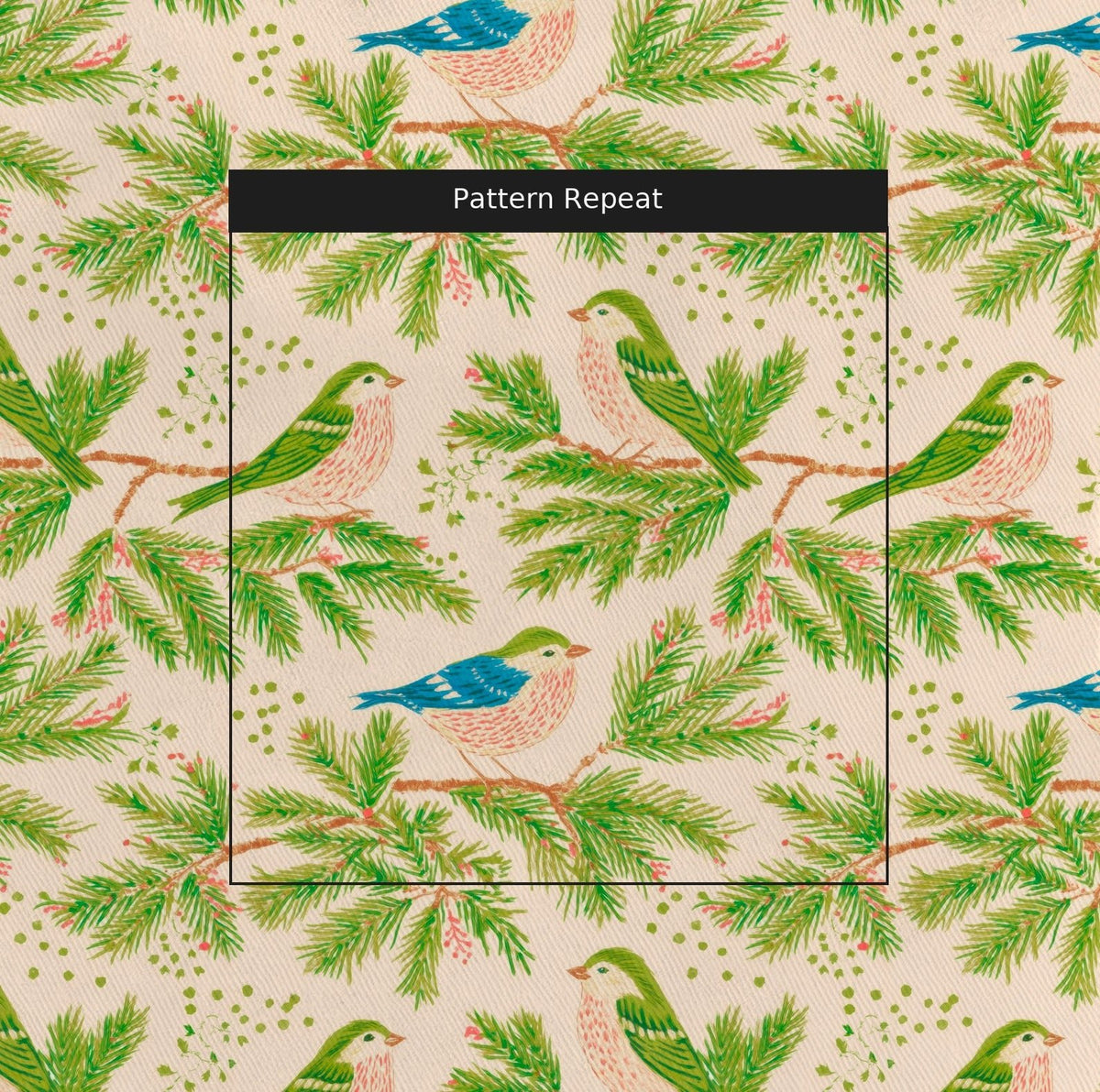 Pine & Partridge - Fabric - Painted Paper