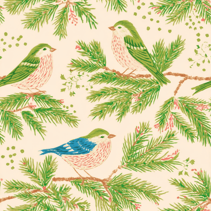 Pine & Partridge Wallpaper - Painted Paper