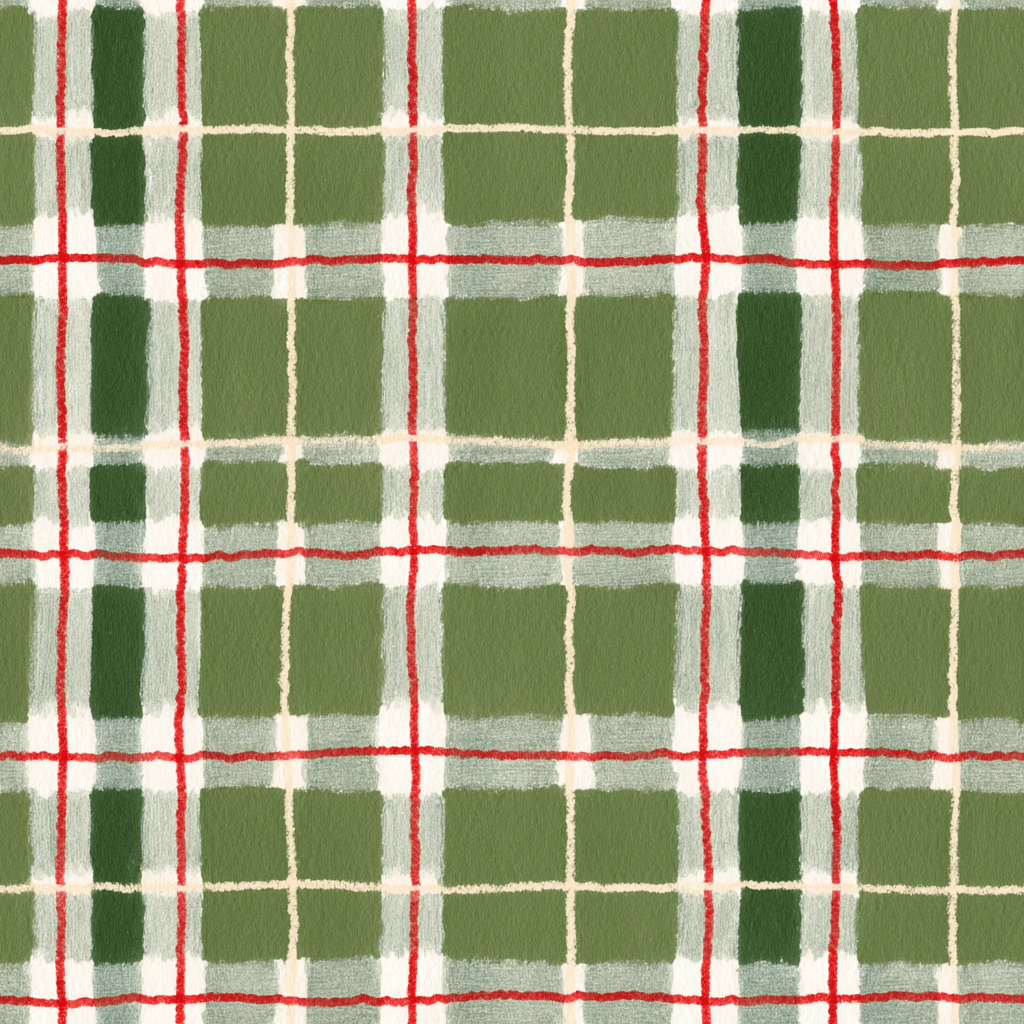 Pinehurst Plaid Wallpaper - Painted Paper