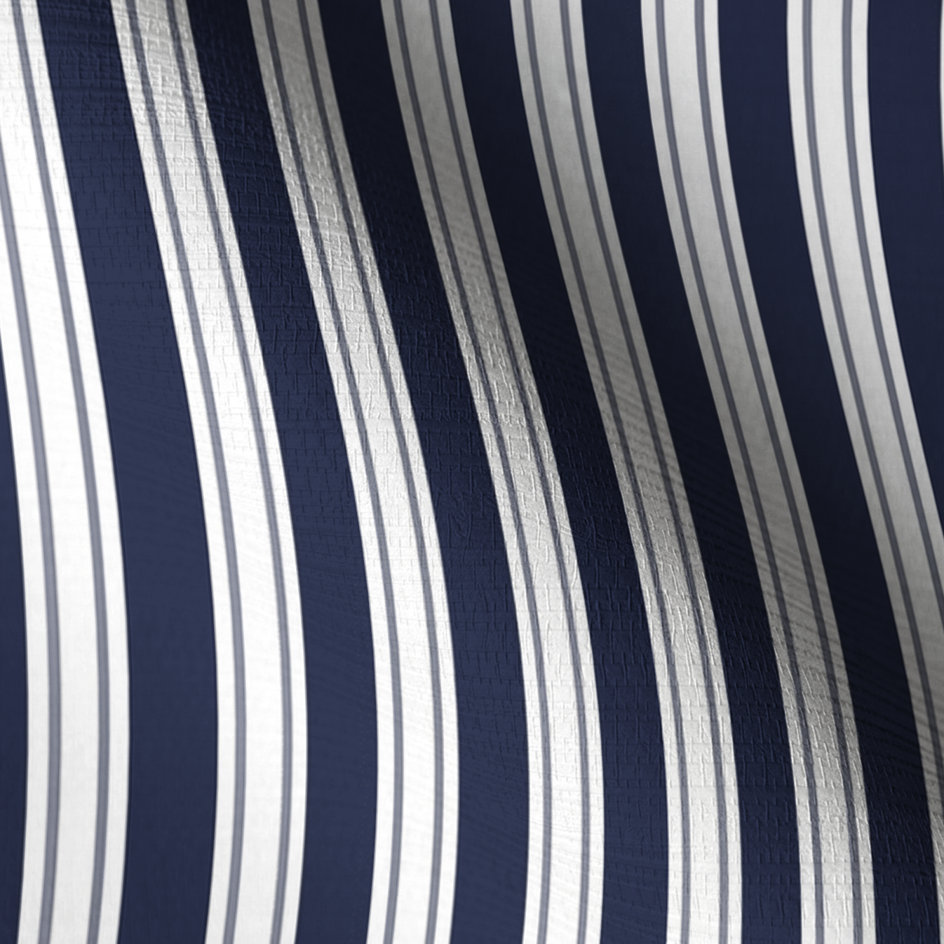 Pinstripe Blues Faux Grasscloth Wallpaper