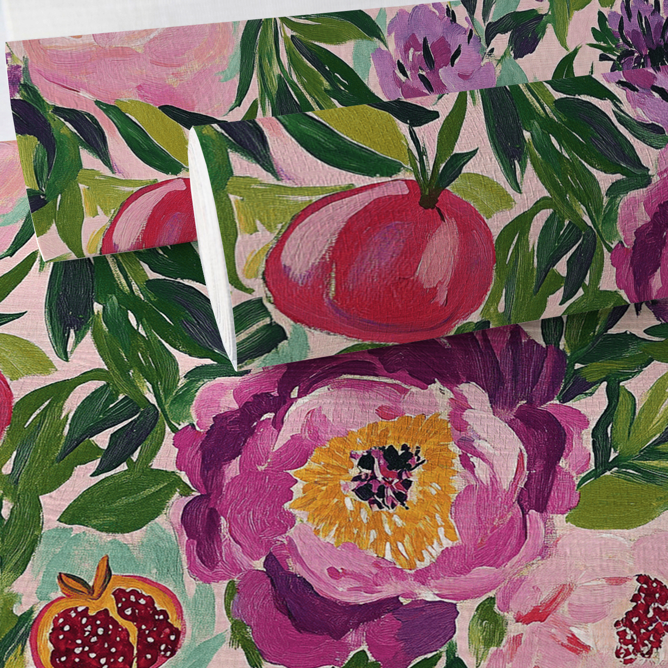 Pommes Faux Grasscloth Wallpaper - Painted Paper