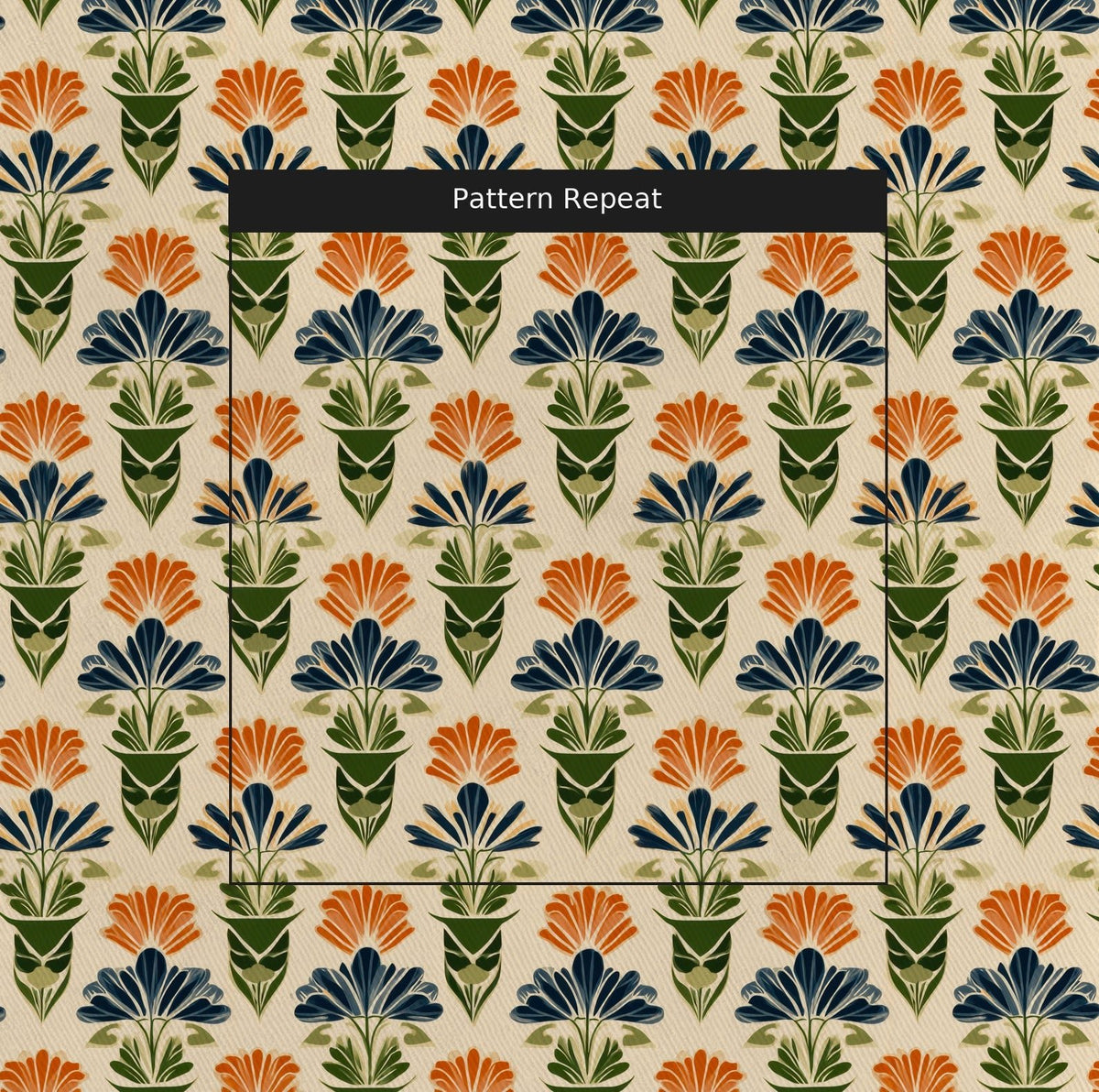Pomona Bloom - Fabric - Painted Paper