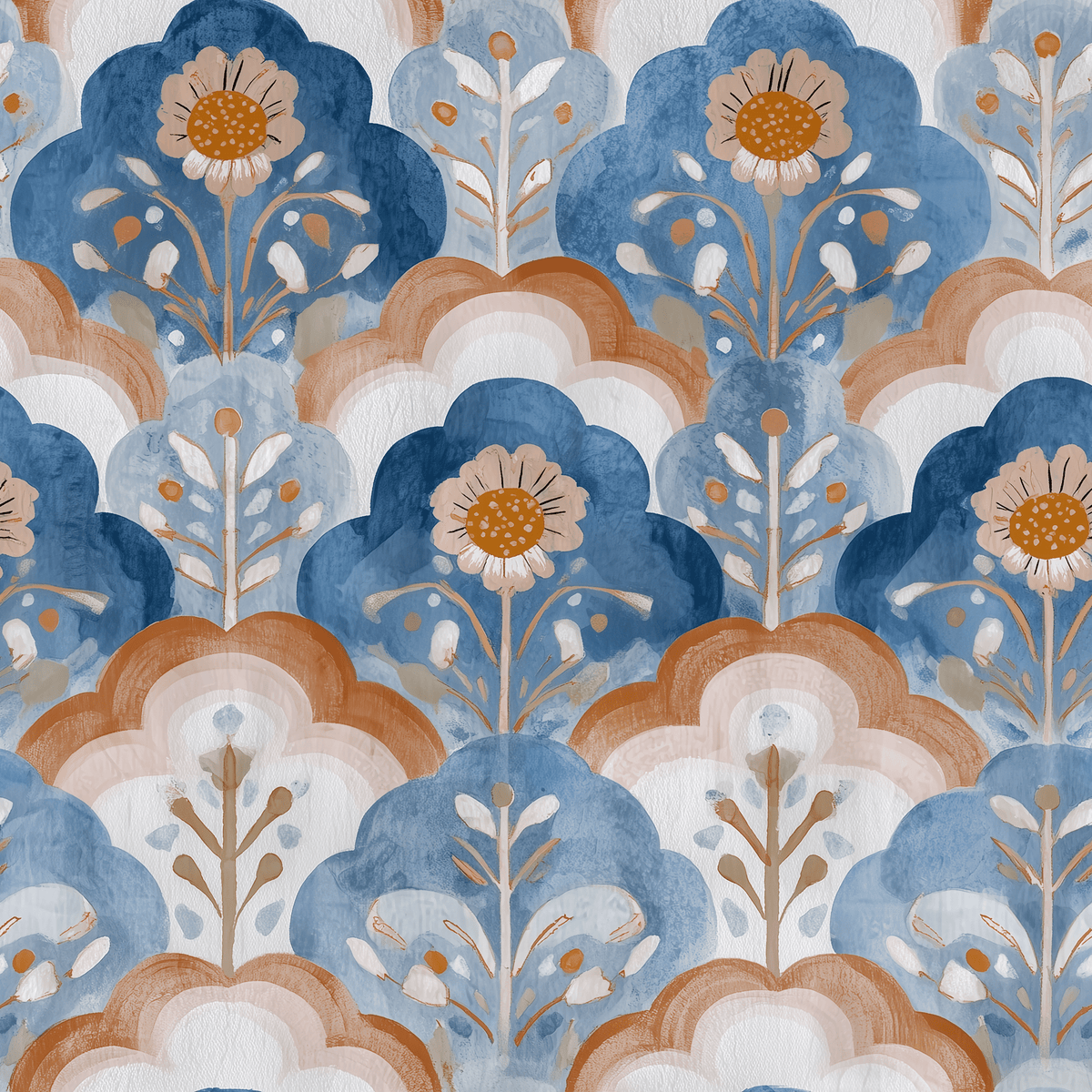 Posy Wallpaper - Painted Paper