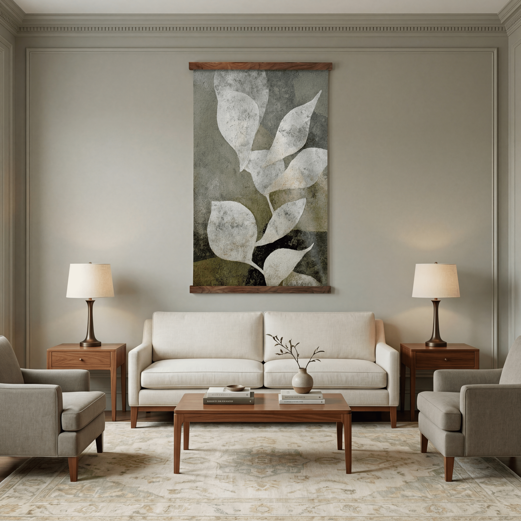 Pressed Petals - Tapestry - Painted Paper