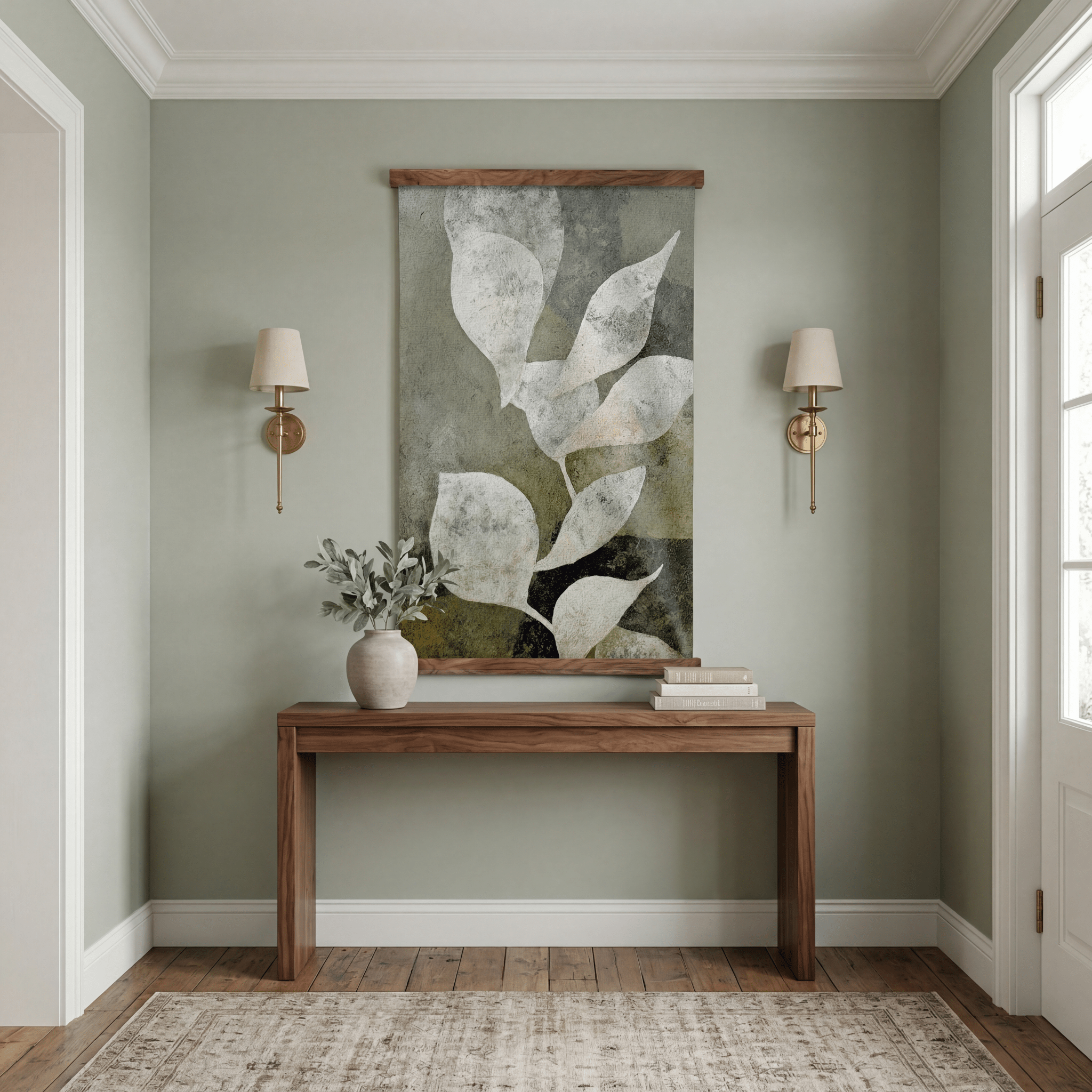 Pressed Petals - Tapestry - Painted Paper