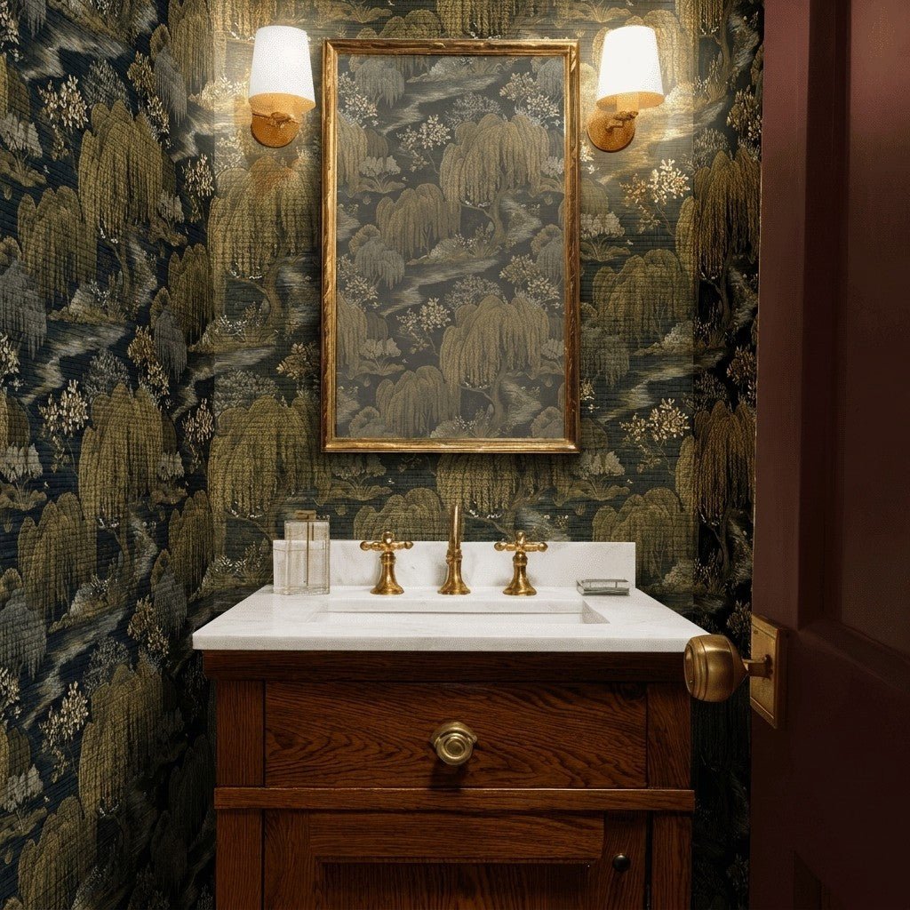 Provenance Faux Grasscloth Wallpaper - Painted Paper