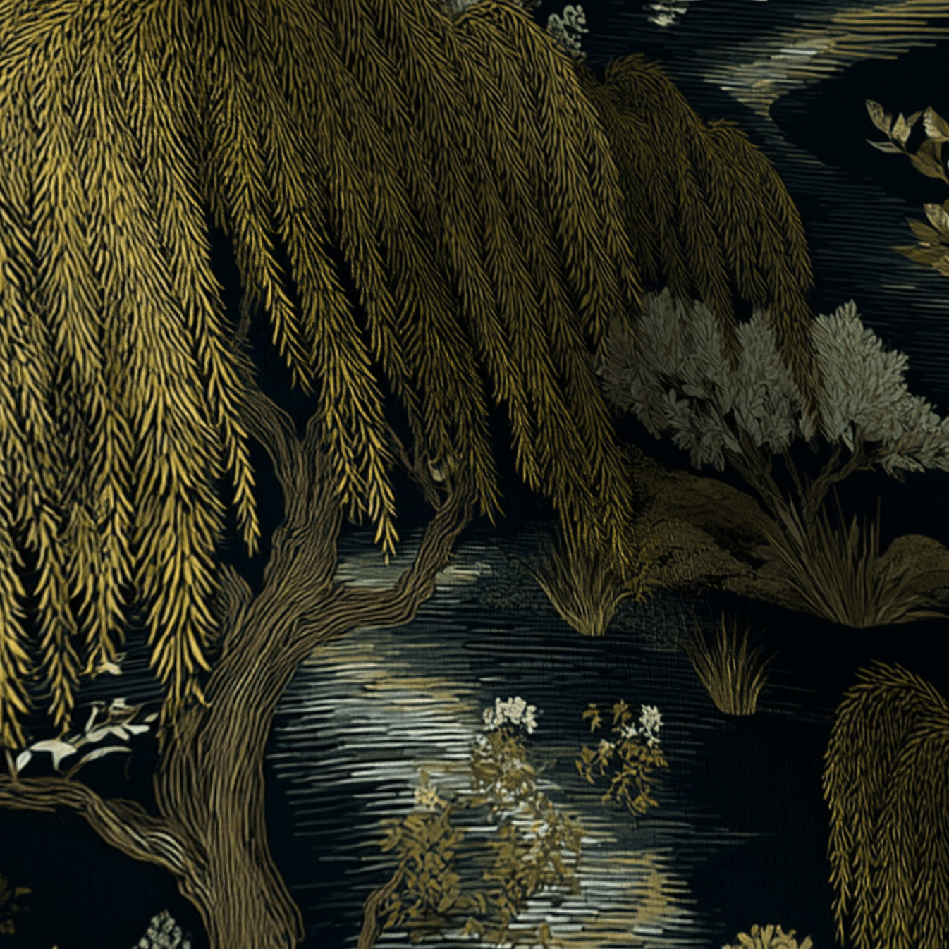 Provenance Faux Grasscloth Wallpaper - Painted Paper