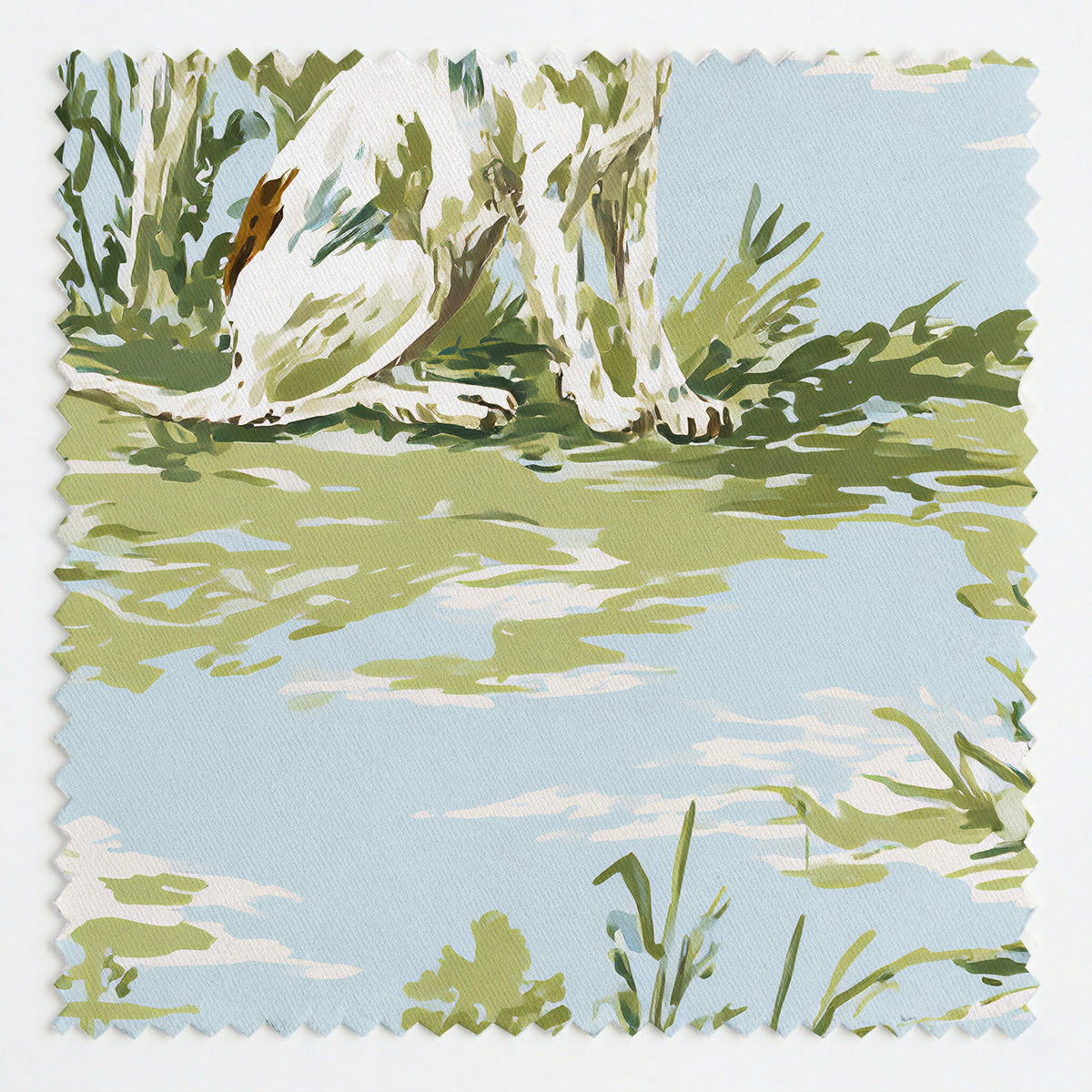 Puppy Prowl - Fabric - Painted Paper