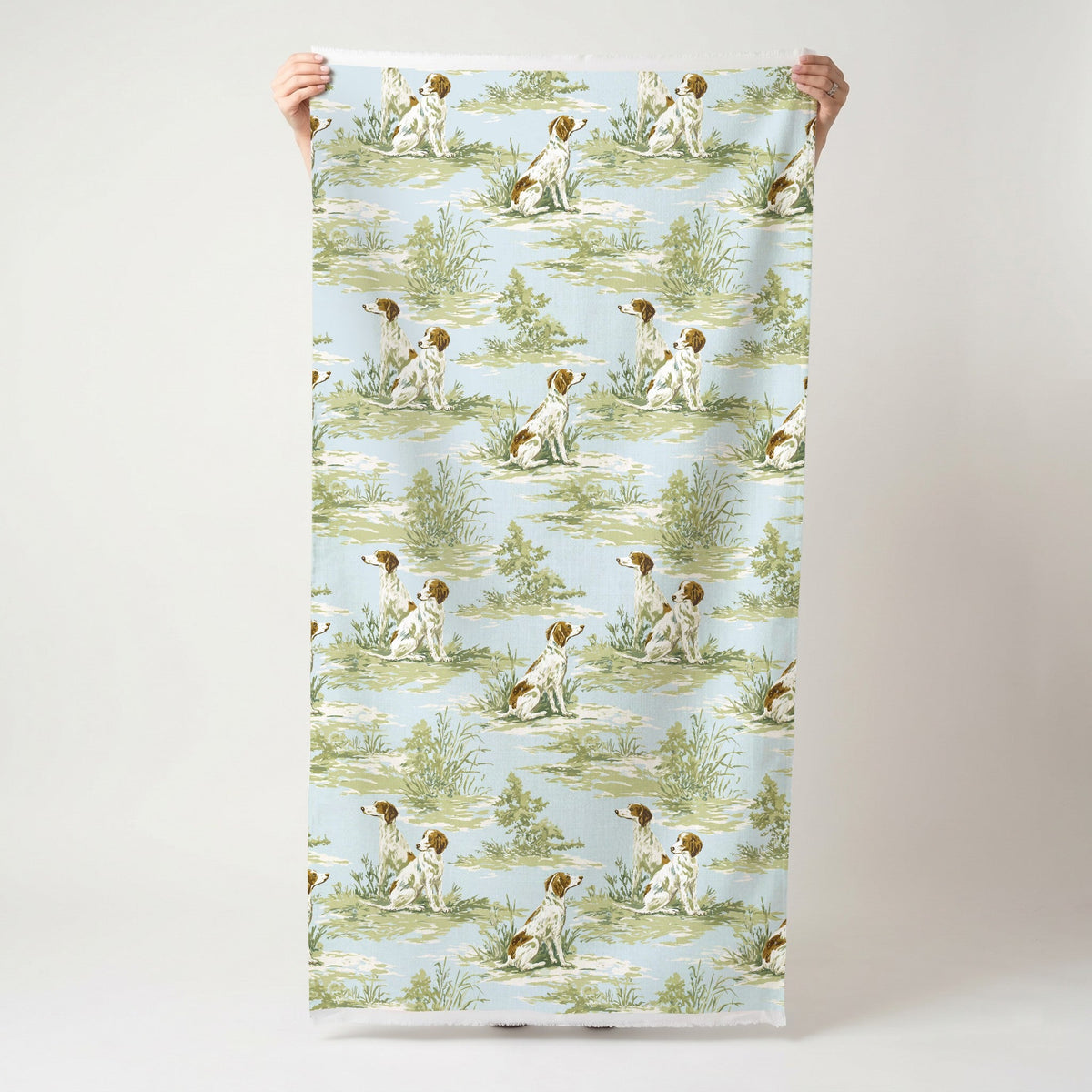 Puppy Prowl - Fabric - Painted Paper