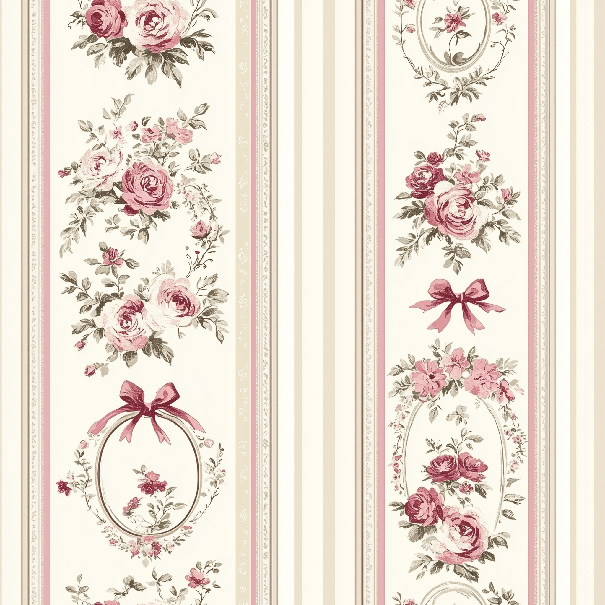 Quenelle Wallpaper - Painted Paper