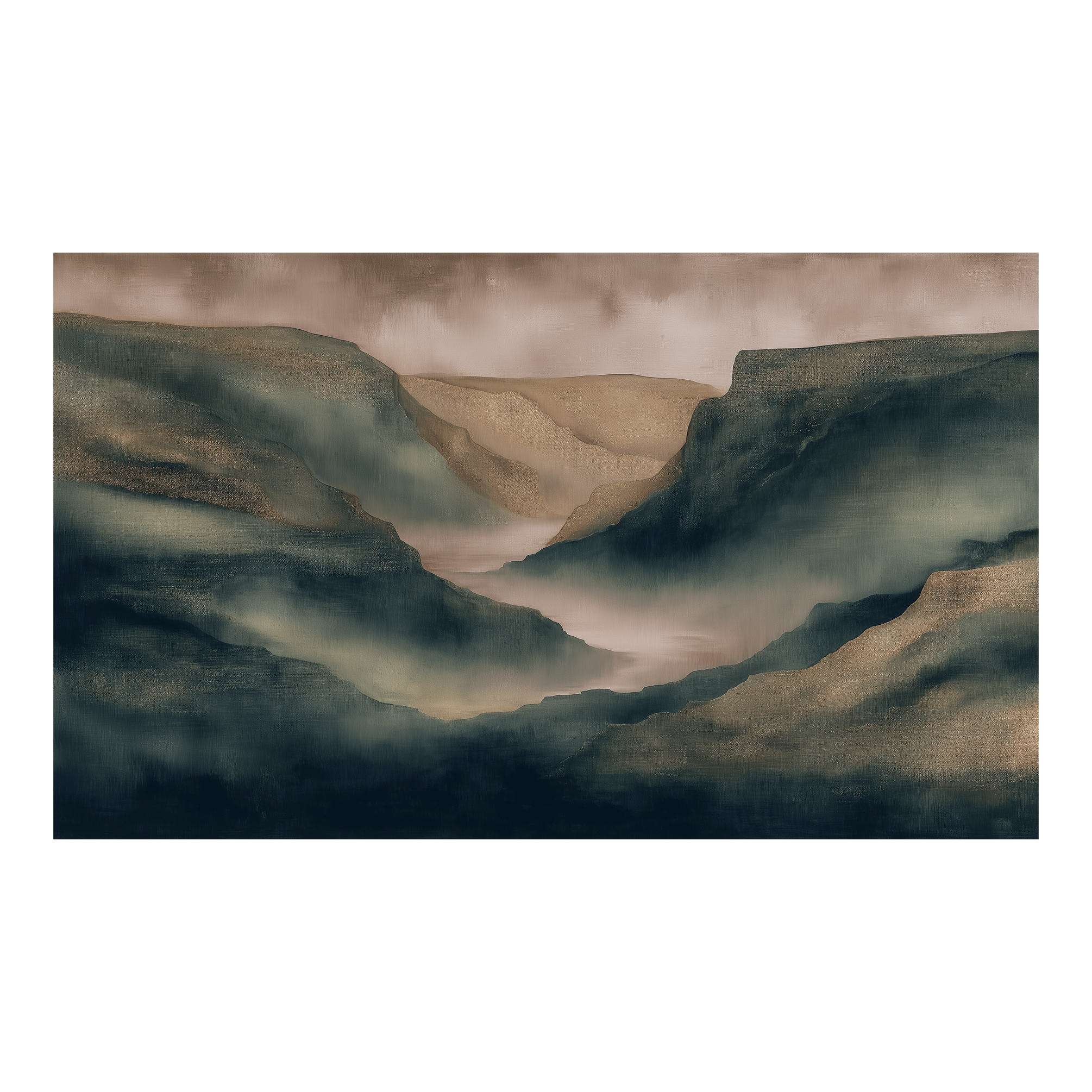Quiet Divide - Tapestry - Painted Paper