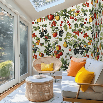 Rainbow Fruit Salad Wallpaper - Painted Paper