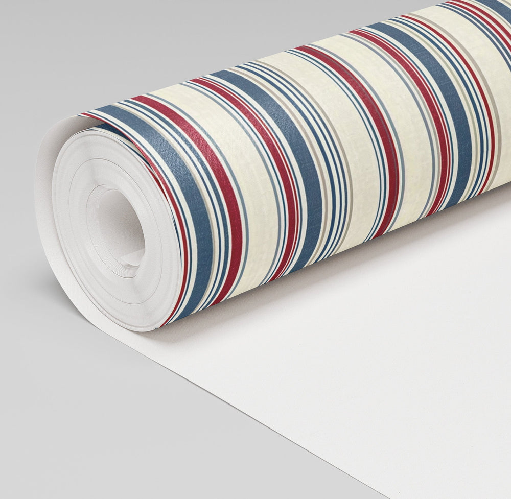 Ralphie Stripes Wallpaper - Painted Paper