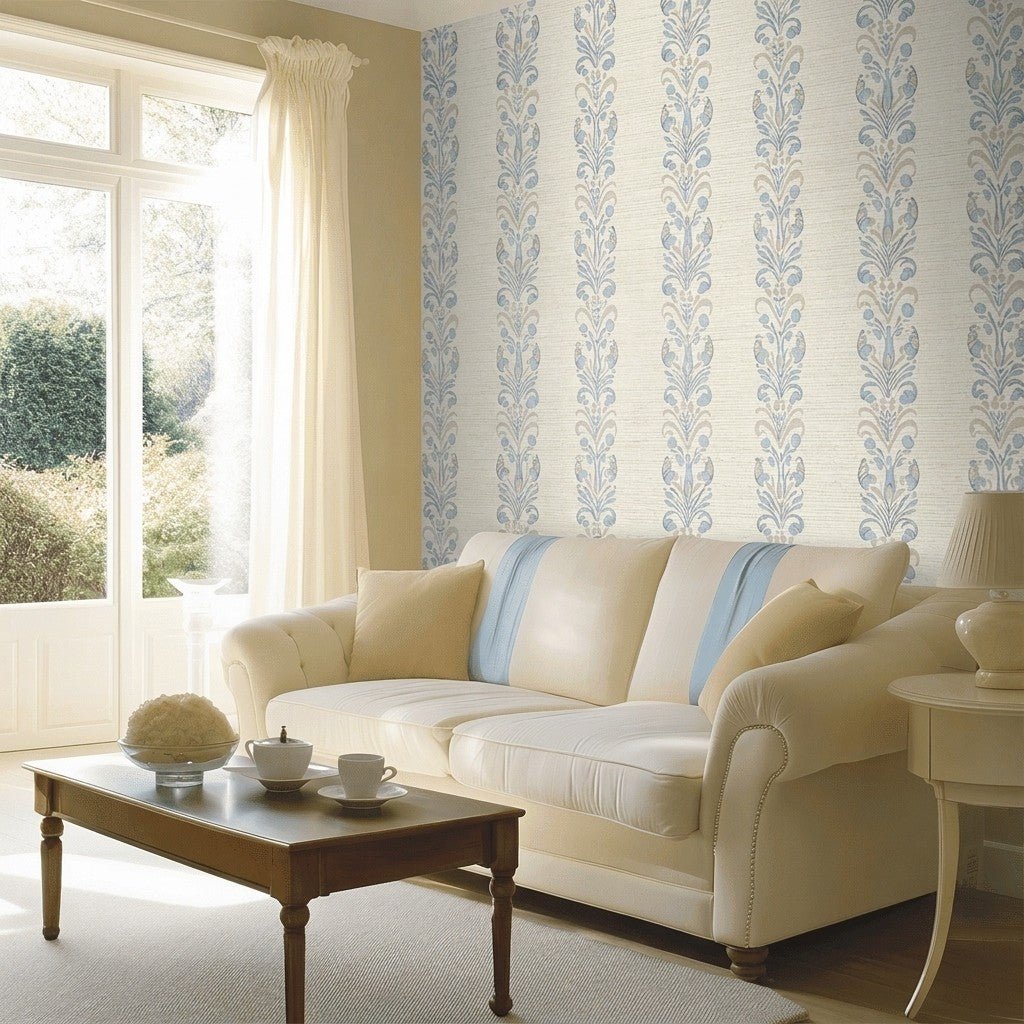 Ravello Faux Grasscloth Wallpaper - Painted Paper