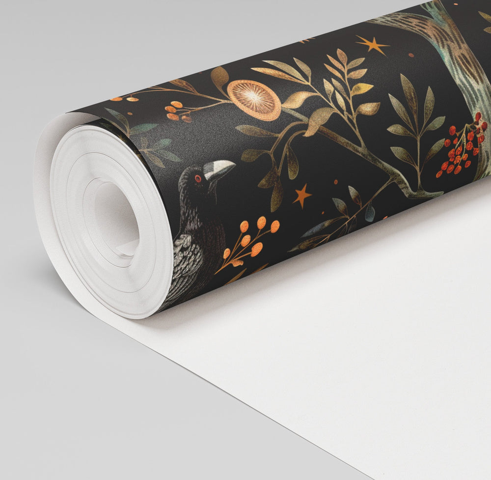 Ravens of Blackwood Wallpaper - Painted Paper