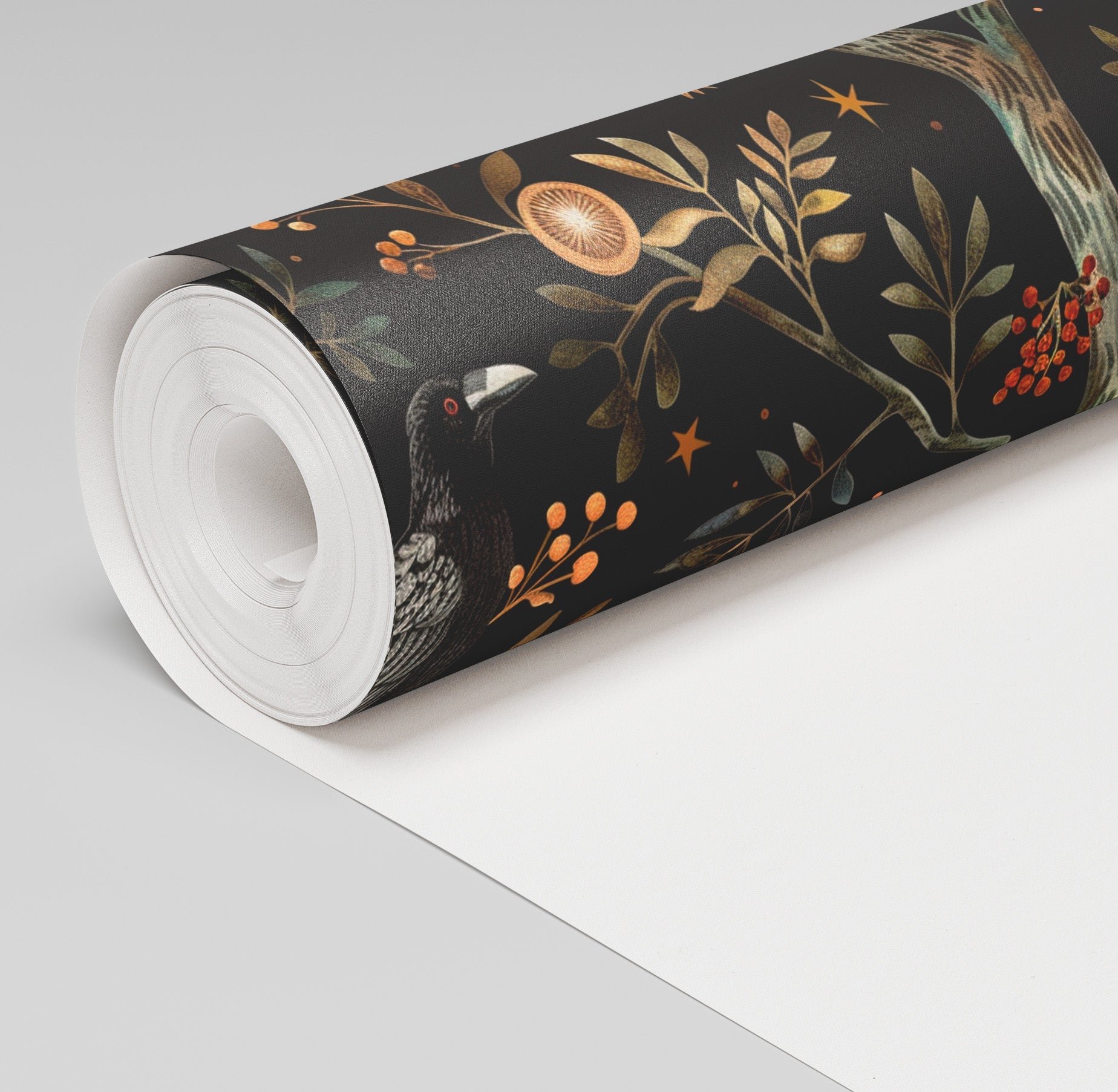 Ravens of Blackwood Wallpaper - Painted Paper